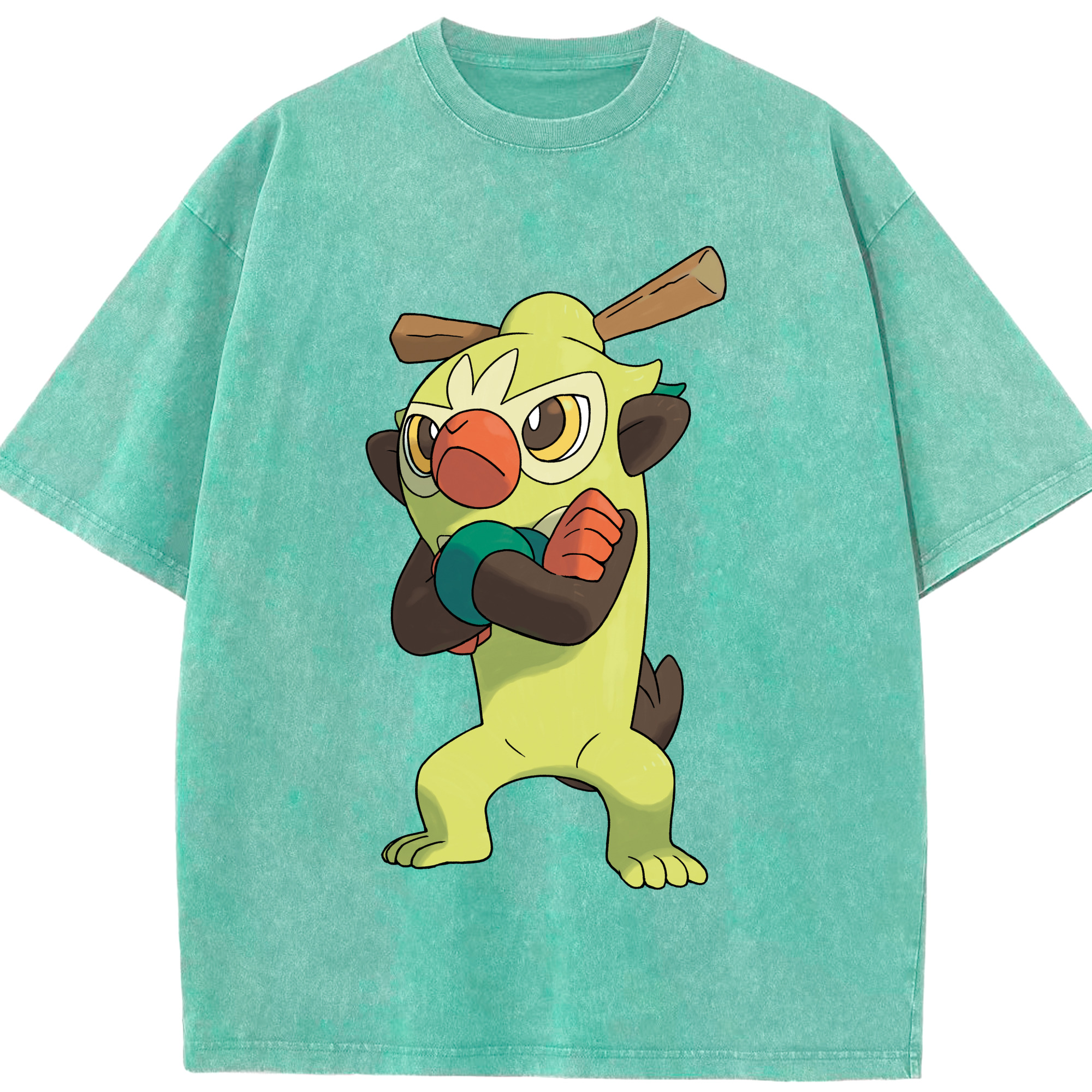 （画像用） ポケットモンスター Pokémon 綿100% ヴィンテージ風 半袖Tシャツ（フロントプリント）